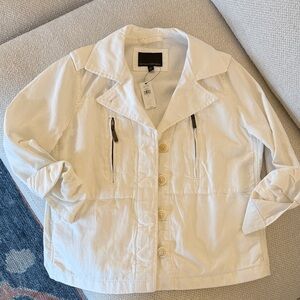 Banana Republic Cream Utility Jacket for Women